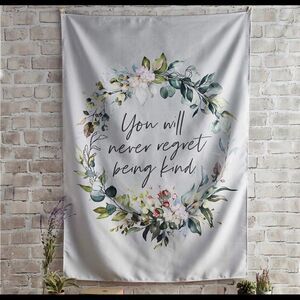 Creative Brands Faithworks-Wall Banner, 39 x 55-Inch, Never Regret being kind
